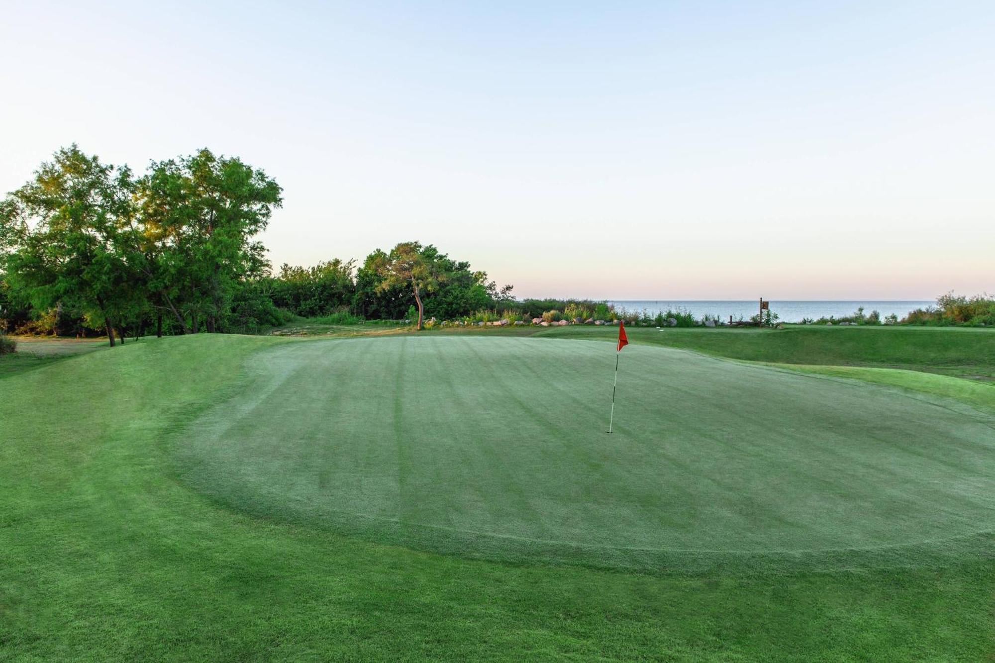 Sheraton Colonia Golf & Spa Resort Colonia Del Sacramento Exterior foto The 18th green at the 2015 PGA Championship